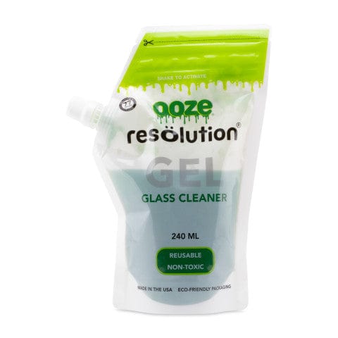 Ooze Resolution Gel 3-Pack Combo: Glass Bong &amp; Pipe Cleaning Kit w/ Brushes Bundle