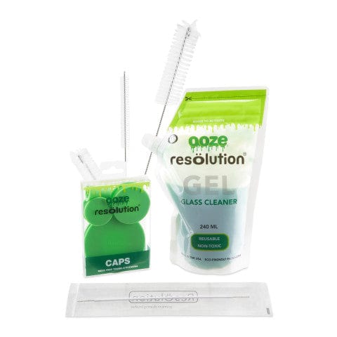 Ooze Resolution Standard Bong &amp; Glass Pipe Cleaning Kit